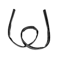 Miniatyrbillede 2 af 8: 1 m sort varmebeskyttelseshylster Fire Braid Flame Heat Shield 16 mm ID 1,5 cm Passer til AN10 brændstofslange