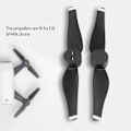 Miniatyrbillede 3 af 8: 1 par 4730F LED-lys Hurtigudløsning Foldbare CW CCW Propeller RC Drone Del til DJI SPARK