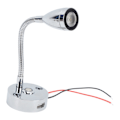 Miniatyrbillede 5 af 8: Læselampe til autocamper LED Krom Sengelampe indendørs Båd Yacht USB 3 Justerbar lysfarve Touch Lampe DC12 til 24V