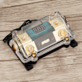 Miniatyrbillede 6 af 8: Bilstereo Strømsikringsholder Stereo Distributionsblok Boks Digital Display (200A)