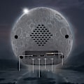 Miniatyrbilde 4 av 8: Bluetooth Høyttaler RGB Lys Berøringsjustering 360 Graders Surround Magnetisk Levitering Astronaut Høyttaler 598B Gull