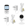 Miniatyrbillede 1 af 8: Trådløs Digital Farve LCD Baby Monitor Kamera Nattesyn Lyd Video 2.4GHz (US 100-240V)