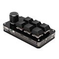 Miniatyrbillede 7 af 8: 6 Tasters Keyboard Rød Kontakt Fuld Tasters Brugerdefineret Plug and Play Hot Swappable Mini Bærbart Tastatur