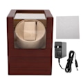 Miniatyrbild 1 av 8: Automatisk Urvinda Box Tyst Motor Mekanisk Ur Display Förvaringsbox 100-240VUS-kontakt
