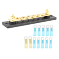 Miniatyrbillede 8 af 8: Integreret samleskinne Board Dual Rad 10 Position M6 Terminal Stud 150A DC 48V til Lastbil Bil Yacht Båd