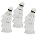 Pikkukuva 2 / 8: 12 kpl Advanced Nylon Feather Sports Badminton Komposiitti Korkkipallo Pää Harjoittelu Sulkapallo