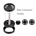 Miniatyrbild 4 av 8: Cykelcomputerfäste för Styrstam Topplock CNC Aluminiumlegering Cykelcomputerfäste för Cateye för Garmin Röd