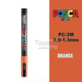 Uni Posca PC-3M Fin Spetsmarkör 0,9-1,3 mm Vattenbaserad 24 Färger Konstmarkörer orange