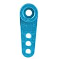 Pikkukuva 2 / 8: Alumiiniseos RC Ohjaus Servo Puolivarsi Sarvi 28.5mm 25T HSP 1/10 Kuorma-autolle (Sininen)