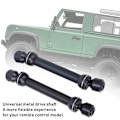 Miniatyrbild 8 av 8: 2 st Teleskopiska Metalldrivaxlar Passar för SCX10 D90 RC Crawler RC Tillbehör (112-152mm)