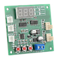 Miniatyrbild 5 av 8: DC10‑60V 2-kanals 4-tråds fläkt PWM temperaturhastighetsregulator styrmodul interna fläktkomponenter