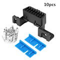 Pikkukuva 2 / 8: OBD2 II 16-nastainen naarasliitin OBDII-kaapeliauto Adapter Plug Shell Kit GM J1962:lle