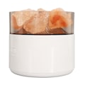 Miniatyrbillede 3 af 8: Aroma Lampe Luftfugtighedsmåler Farverig Komfortabel Multifunktionel Krystalsalt Lys Diffuser DC5V 200ML til Hjem Hvid