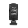 Miniatyrbillede 4 af 8: Dobbelt USB strømlader 12-24V 3.1A til bil, båd, motorcykel Universal grønt lys