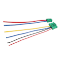 Miniatyrbillede 8 af 8: 2 stk Blæsermotor Resistor Stik 7701207718 Blæser Resistor Stik Udskiftning til Peugeot 207 406 607