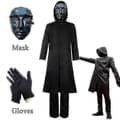 Bläckfiskspel Vuxen Boss-kostym + Mask + Handskar Ny ankomst Full set One Size