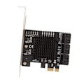Pikkukuva 2 / 8: PCIE 3.0 - 6 portin SATA-laajennuskortti 6Gbps PCI Express X4 X8 X16 Plug and Play PCIE SATA -kortti 6 porttia Windowsille