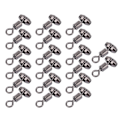 Miniatyrbild 2 av 8: 20 st Kopparförstärkt Amerikansk Swivel Hook Växelkoppling Fiskeutrustning Oval Small