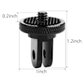 Miniatyrbillede 3 af 6: Stativmonteringsadapter 1/4 tommer -20 Kamera Mount Adapter Kompatibel med YI DV og Andre Standard 1/4 Tilbehør