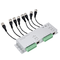 Miniatyrbilde 3 av 8: 8CH HD BNC Hann til UTP Kabel Transceiver Adapter CCTV Passiv Video Balun for Kamerasystem