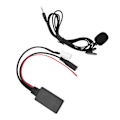Miniatyrbilde 8 av 8: Mikrofonadapter AUX Audio Wire Bluetooth 5.0 Erstatning for Nissan Sylphy/Tiida/Qashqai/Genisra/Jimny