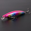 Miniatyrbilde 3 av 8: HENG JIA 9,5 cm Agns Hard Bait Kunstig Agns Fiske Minnow Wobblers for Fiske (F)