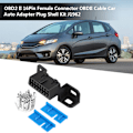 Pikkukuva 6 / 8: OBD2 II 16-nastainen naarasliitin OBDII-kaapeliauto Adapter Plug Shell Kit GM J1962:lle