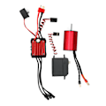Pikkukuva 7 / 8: SURPASS‑HOBBY 2845 3800KV Moottori + 35A ESC + 6KG Muovivaihteinen Servo (S0600P)