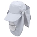 Miniatyrbillede 3 af 8: UV-beskyttelseshat Solskygge Kasket Nylon Mesh med Ansigtsbeskyttelse til Udendørs Fiskeri Klatring