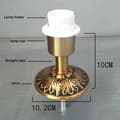 Bordlampe Holder Fast Base E27 Skruelampe Munding Jern DIY Lampe A1