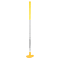 Miniatyrbillede 1 af 8: 27 Tommer Mini To-Vejs Golf Putter Indendørs Træning Blød Gummihoved Putter til Børn Gul