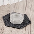 Miniatyrbillede 4 af 8: Hexagon Filt Underlagssæt - 10 stk. til Drikkevarer, Øl, Kaffe - Skridsikker og Varmebestandig