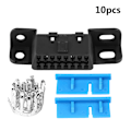 Pikkukuva 3 / 8: OBD2 II 16-nastainen naarasliitin OBDII-kaapeliauto Adapter Plug Shell Kit GM J1962:lle