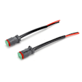 Pikkukuva 1 / 8: 2kpl DT 2Pin uros naaras johtosarjaliitin IP68 Vedenpitävä LED-työvalolle Light Bar