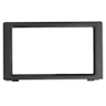 Miniatyrbillede 4 af 8: 2‑DIN Facia Trim Navigation Fascia Central Control Stereo Radio DVD Panel til Saab 9‑3 2007‑2010