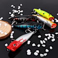 Pikkukuva 5 / 7: 5 kpl Popper-uistinten sarja, Bass Crankbaits, vieheet, kalastustarvikkeet, ahvenen vieheet