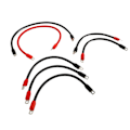 Miniatyrbillede 4 af 8: 7 stk Golfvogn Batterikabel Ren Kobber 4AWG Batterikabel Sæt Udskiftning til E‑Z‑GO TXT 36V 48V 1994 og Nyere