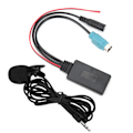 Miniatyrbild 8 av 8: Bluetooth 5.0 AUX-kabeladapter med mikrofon Passar för Alpine KCE‑236B CDA‑9852/E CDE‑9887/R
