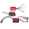 Pikkukuva 2 / 8: SURPASS‑HOBBY 2845 3800KV Moottori + 35A ESC + 6KG Muovivaihteinen Servo (S0600P)