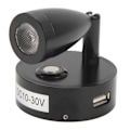 Miniatyrbillede 2 af 8: Læselampe til autocamper LED indendørs sengelampe Båd Yacht 3 Justerbar lysfarve Touch Lampe DC10 til 30V Sort