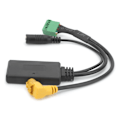 Miniatyrbild 8 av 8: 12-stift bil Bluetooth AUX Bluetooth-adapter Multimedia Ljudkabel Mikrofon Handsfree Passar för MMI 3G / Q5 / A4L / A6L / Q7 / A5 / S5