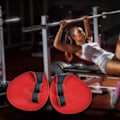 Miniatyrbild 6 av 8: Skyddshandskar för Viktlyftning för Fitness Träning (Röd)
