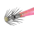 Miniatyrbilde 2 av 7: 5 stk 9,5 cm Plast Hard Blekksprut Fiske Agner Med Dobbel Krok (Rosa)