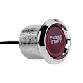 Miniatyrbillede 4 af 8: Universal 12V Bilmotor Startknap Tænding Starter Rød LED