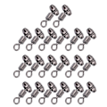 Miniatyrbild 6 av 8: 20 st Kopparförstärkt Amerikansk Swivel Hook Växelkoppling Fiskeutrustning Oval Small