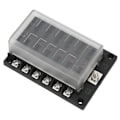 Miniatyrbillede 5 af 8: Universal 1 i 12 ud sikringsholder elektrisk sikringsboks 10‑32V med LED-advarselsindikatorer til bilbåd autocamper