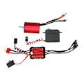 Pikkukuva 5 / 8: SURPASS‑HOBBY 2845 3800KV Moottori + 35A ESC + 6KG Muovivaihteinen Servo (S0600P)