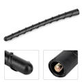 Miniatyrbillede 4 af 8: Universal 18cm / 7.1in Sort Bil FM Radio AM Spiralantenne Antennestang Passer til KIA Rio 2