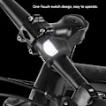 Miniatyrbillede 7 af 8: Vandafvisende Sort Cykel Silikon Frø LED Advarselslys