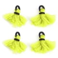 Miniatyrbillede 1 af 8: 4 stk. Fiskefluestøvsnor Strike Indicators Drift Hook Positionering Flydere Bobbers Fluorescerende Gul